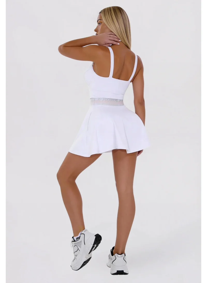 Bona Fide Bona Fide: Bombshell "Cloud Dancer" Bombshell Cloud Dancer Gym Jumpsuit for Women for Women | Best Price UAE