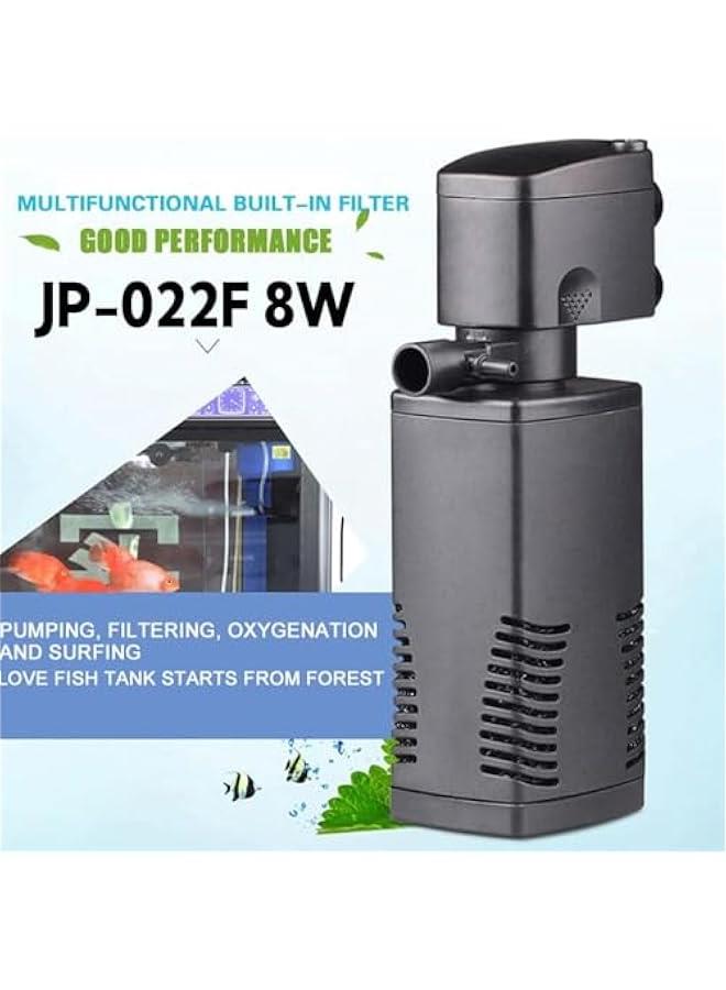 HOOKOR Aquarium Internal Filter for 15-40 Gallon Tanks, 8W Power Biochemical Sponge Fish Turtle Tank Filter, 160 GPH Submersible Aquarium Internal Filter Pump, for Fish, Turtle Tank, Pondr - Image 2