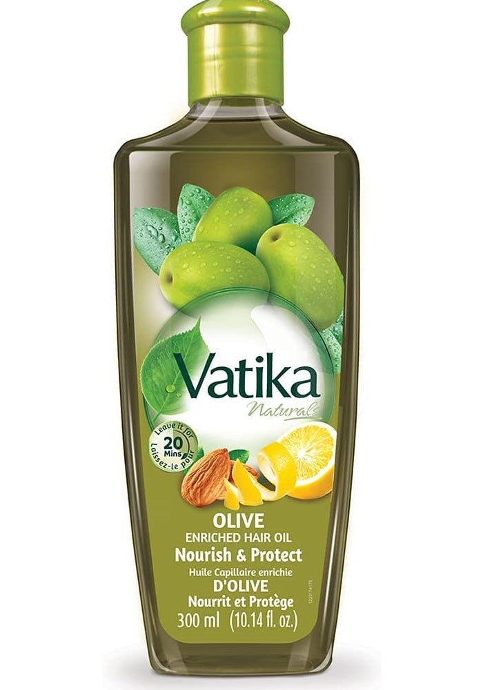 Vatika Naturals Olive Enriched Hair Oil - 200 ml - Image 1