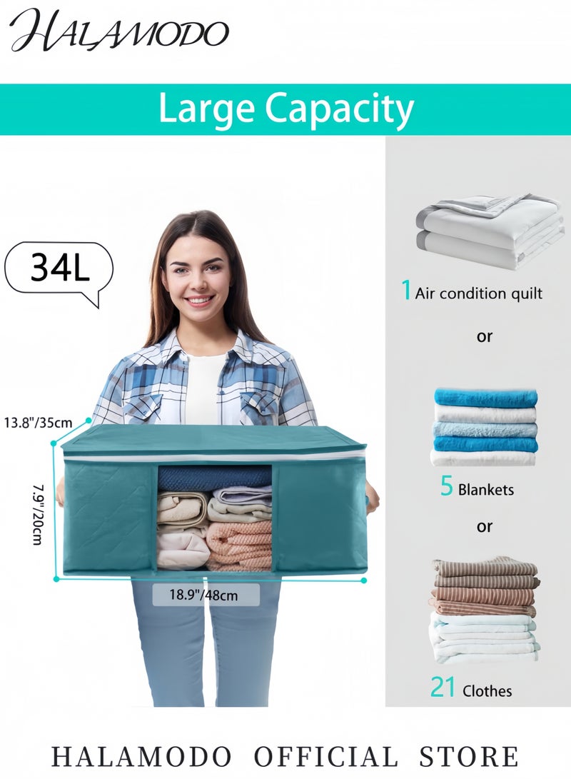 HALAMODO Large Capacity Foldable Storage Bag Multicolour 49 x 36 x 21cm - Image 5