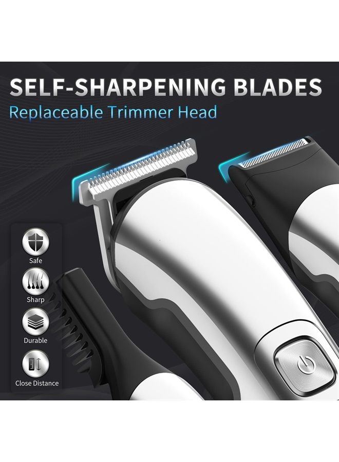 UFREE مقص لحية للرجال، ماكينة حلاقة كهربائية مقاومة للماء، مجموعة العناية باللحية، مقص شعر الشارب، مقص شعر الأنف، ماكينة حلاقة الجسم، ماكينة حلاقة لاسلكية للرجال، هدايا للرجال والآباء - Image 3