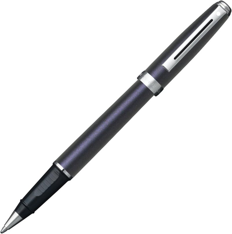 SHEAFFER قلم رولر بال شيفر بريلود كاميليون بنفسجي لامع مع حواف من النيكل - Image 1