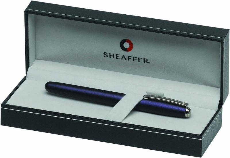 SHEAFFER قلم رولر بال شيفر بريلود كاميليون بنفسجي لامع مع حواف من النيكل - Image 2