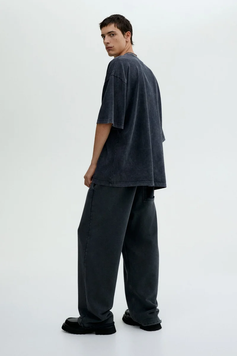 اتش اند ام قميص بقصّة فضفاضة