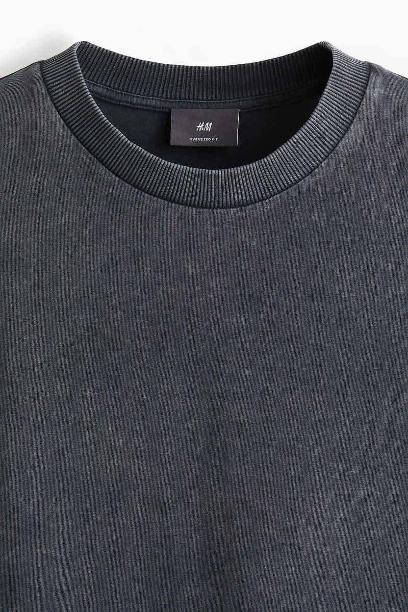 اتش اند ام قميص بقصّة فضفاضة