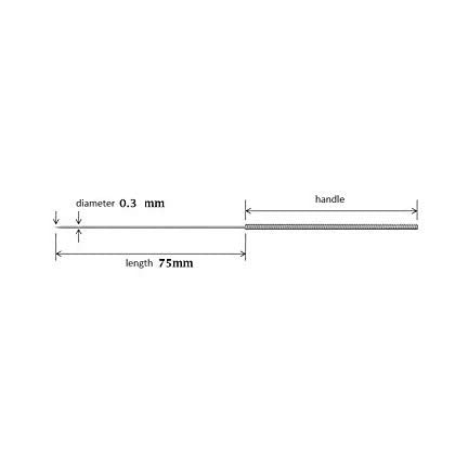 3DINNOVATIONS 0.3 mm Needle for 3D Printer Nozzle Cleaning Kit Stainless Steel Nozzle Cleaning Tool Kit-Pack of 10pcs - Image 2