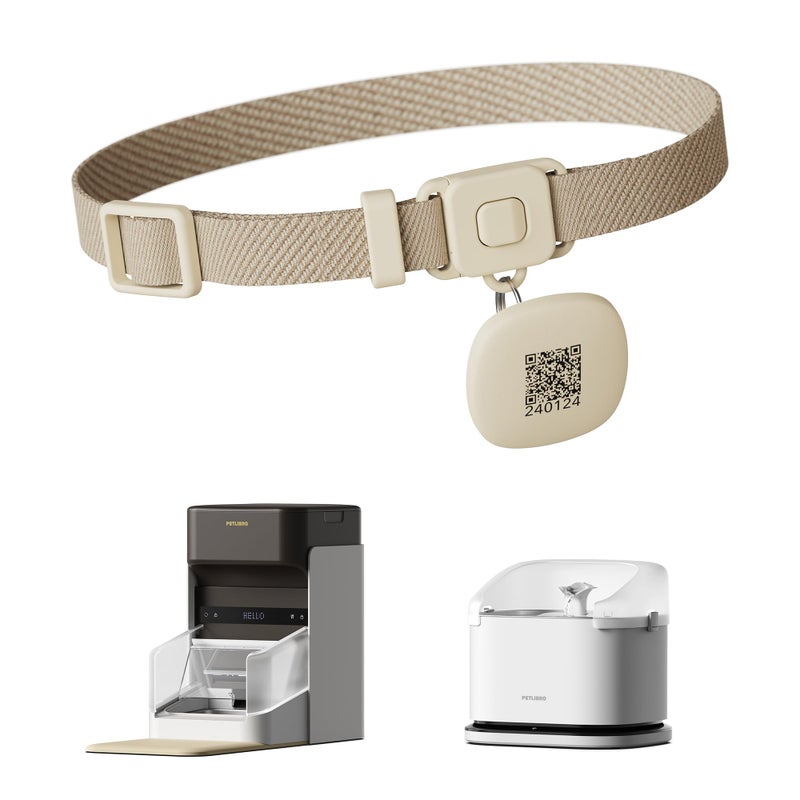 PETLIBRO Upgraded RFID Collar Tag for One RFID Automatic Cat Feeder PLAF301 and Smart App Monitoring Multi Cats Water Fountain PLWF305, Lightweight and Compact Tag with Snap Release Design - Image 1