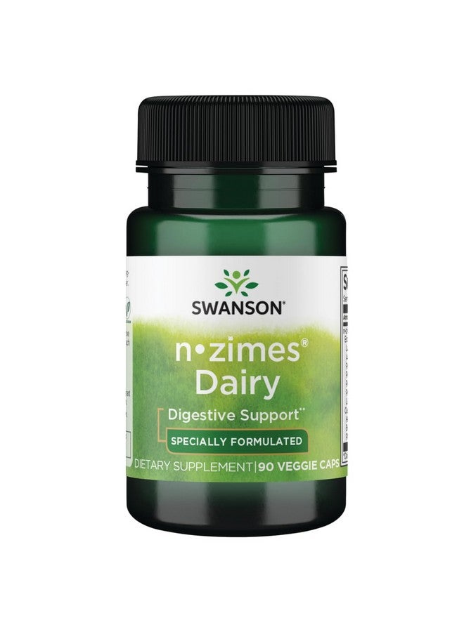 Swanson n-zimes Dairy 90 Veg Capsules Enzyme - Image 1