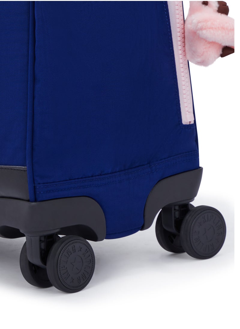 kipling Kipling New Storia Kids' 4-Wheeled School Trolley Bag with 15.6 inch Laptop Compartment Solar Blue Navy  - Image 5