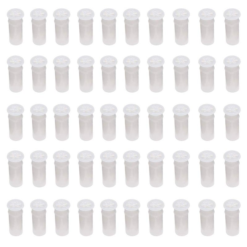 lasenersm 100 Pieces 19 mm Squeaker Reed Shoes Whistle Pet Toy Balls Replacement Squeaker Reed Shoes Whistle Squeaky Shoes Squeakers Toy Repair Noise Maker Insert White - Image 2