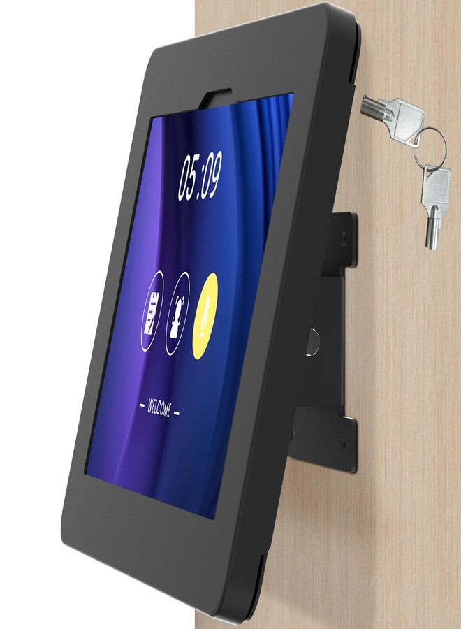 Beelta Tablet Wall Mount Compatible with Samsung Galaxy Tab A9+ with Lock, All Metal, Tiltable- BSW101BJ - Image 1
