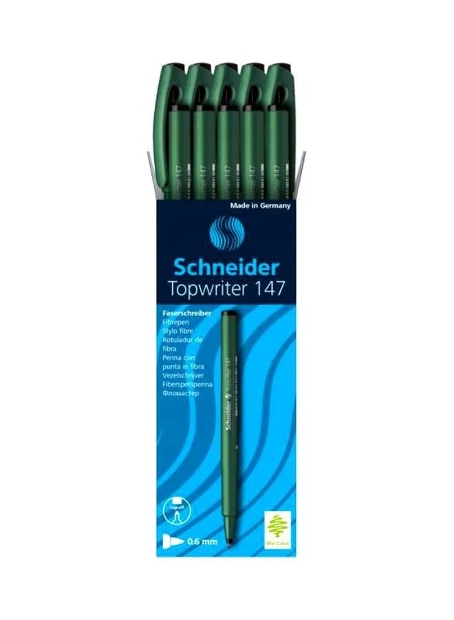 Schneider Pack Of 10 Top Writer Pen Black