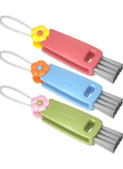 Bukela 3 in 1 Cup Lid Cleaning Brush, Multifunction Crevice Cleaning Brush, Home Kitchen Crevice Cleaning Tools Flowers Multicolor  - Image 1