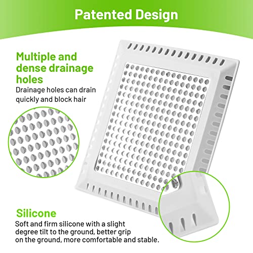 Aluvor Shower Drain Cover - Quality Hair Catcher, Square Design - No Rust! - Image 4