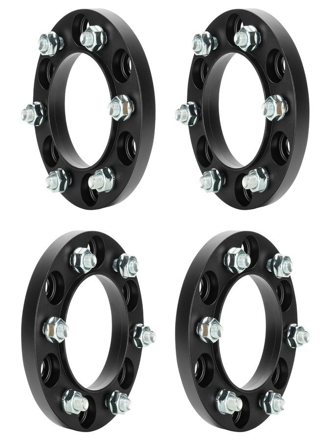 ILONPA 6x5.5 1" (25.4mm) Hubcentric Wheel Spacers 6 Lugs with 106mm Bore for 1996-2022 Toyota 4Runner, 2007-2022 FJ Cruiser, 2005-2022 Fortuner, 2002-2019 Lexus GX460, 1 inch 6x139.7mm M12x1.25 Studs 4pcs - Image 1
