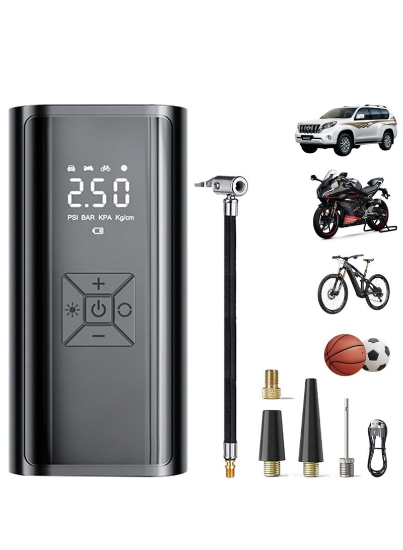 Generic Air Compressor Air Pump Wireless Air Pump 150psi Portable Electric Tire Inflator for Car Bicycle Motorcycle Min Air Compressor Tire Air Injector Auto Inflatable Pump  - Image 1