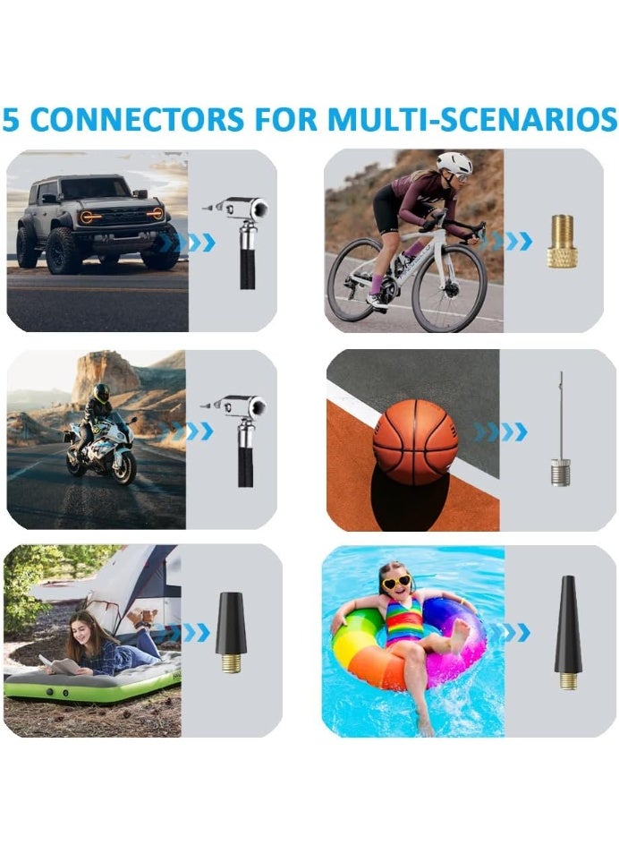Generic Air Compressor Air Pump Wireless Air Pump 150psi Portable Electric Tire Inflator for Car Bicycle Motorcycle Min Air Compressor Tire Air Injector Auto Inflatable Pump  - Image 5