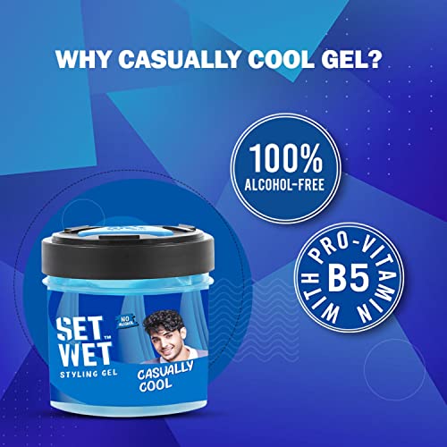 Set Wet Hair Styling Gel Cool Hold, 250ml - 1 Pack (Ship from India) - Image 3