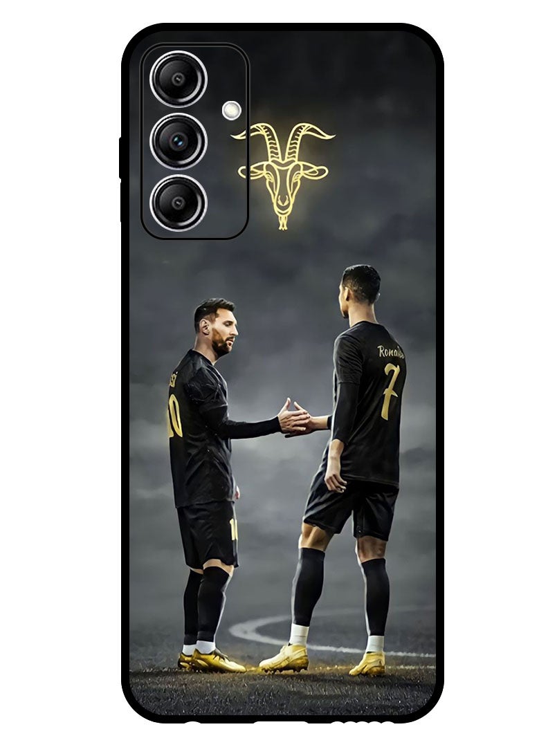 Theodor Protective Case Anti Scratch Shock Proof Bumper Cover For Samsung Galaxy A55 Messi Ronaldo Goat - Image 1