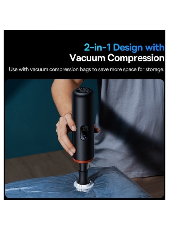 بيسوس مكنسة كهربائية للسيارة A5 Air مع شحن لاسلكي بقوة 12000 باسكال وشفط قوي للغاية - Image 3