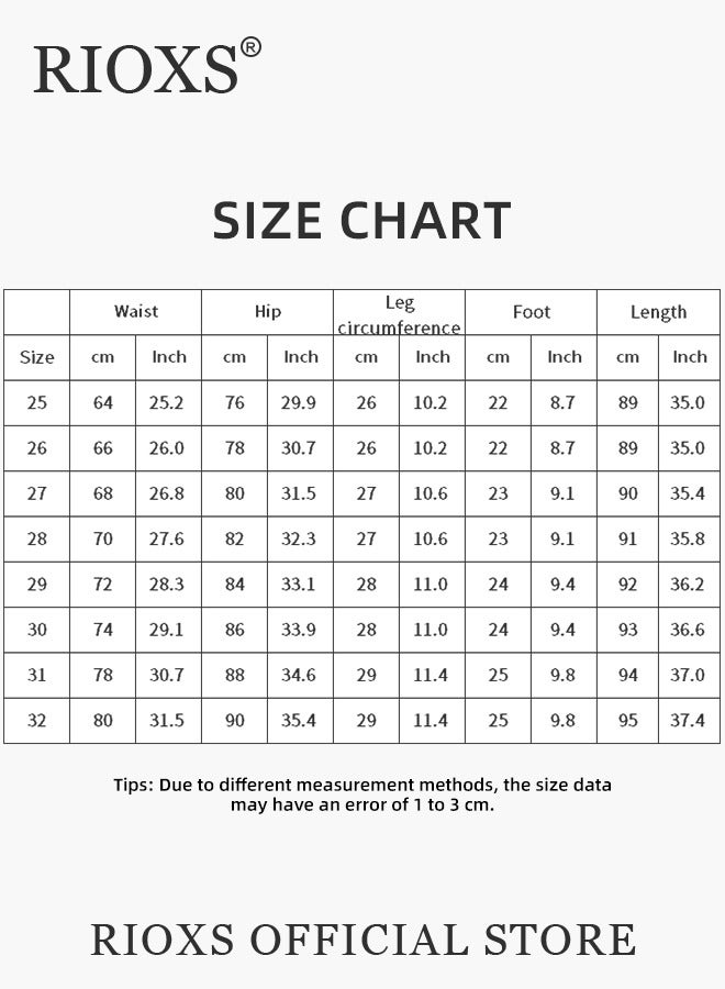 RIOXS Women's Slim Fit Jeans High Waist Ankle Length Trousers Skinny Denim Pant, Stretch Denim Pants with Tummy Control, Comfortable Skinny Trousers, Casual Work Office Jeans,  - Image 4