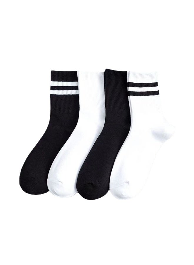 KUYING Fashion Anti Slip Breathable Sports Socks Six Piece Set 