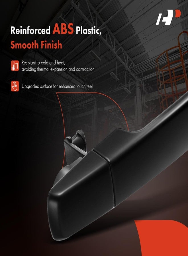 A-Premium Front Right or Rear Left or Rear Right Exterior Door Handle Compatible with Nissan Altima 2007-2013, Sentra 2007-2012, Primed Black, Replace# 82606JA59A - Image 3