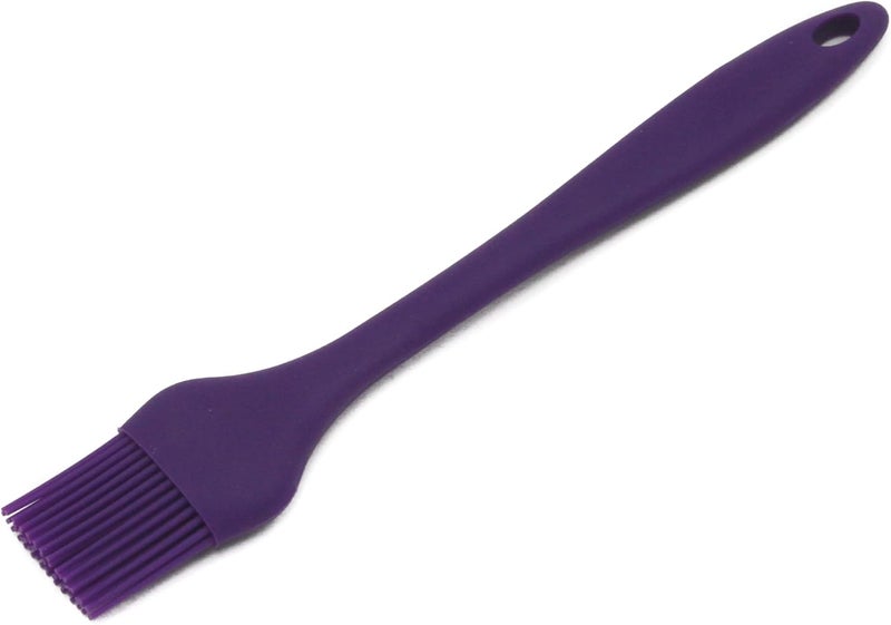 Chef Craft Premium Silicone Basting Brush, 10.25 inch, Purple - Image 1