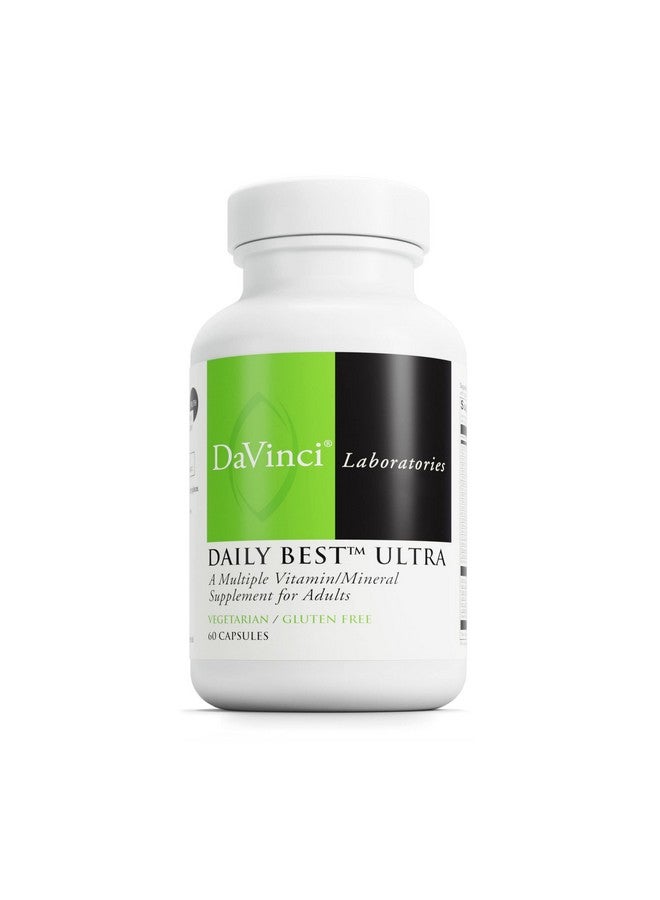 DaVinci Labs Daily Best Ultra - Dietary Supplement to Support Cardiovascular Health and Bone Health* - With B Vitamins, Minerals, Choline, CoQ10, Boron, Lycopene - 60 Vegetarian Caps - Image 1