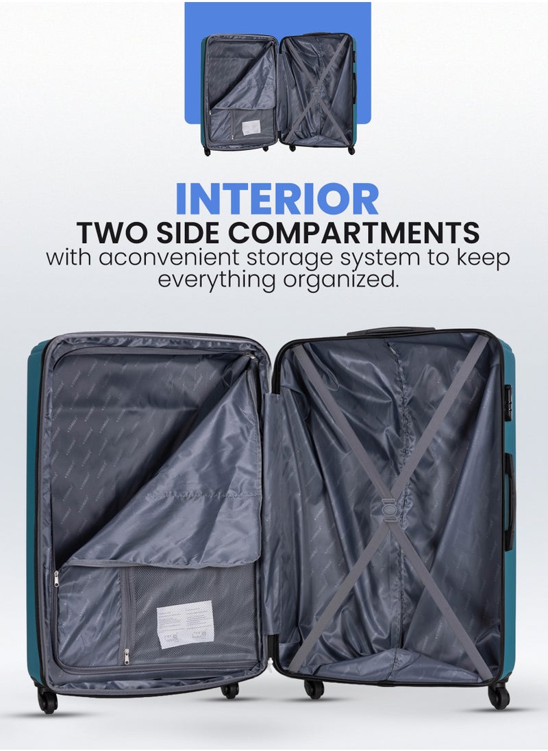 Stargold - Hardside Spinner 4 Piece Luggage Trolley Set With Number Lock - Image 1
