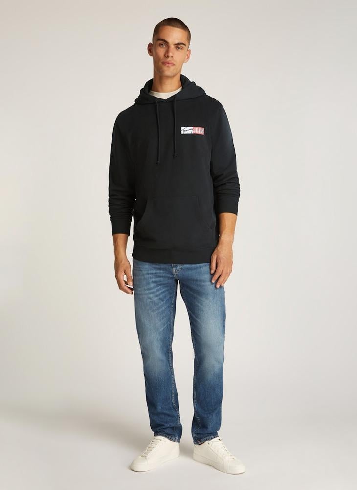 TOMMY JEANS Graphic Logo  Pull Over Hoodie  - Image 4