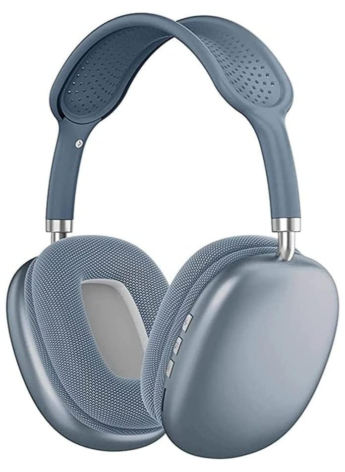 Festive Gallery - P9 Immersive Active Noise Cancelling Over-Ear Headphones, Epitome of Cutting-Edge Design and Premium Sound Quality. Elevate Your Listening Experience, Fusion of Style and Comfort (Blue) - Image 1