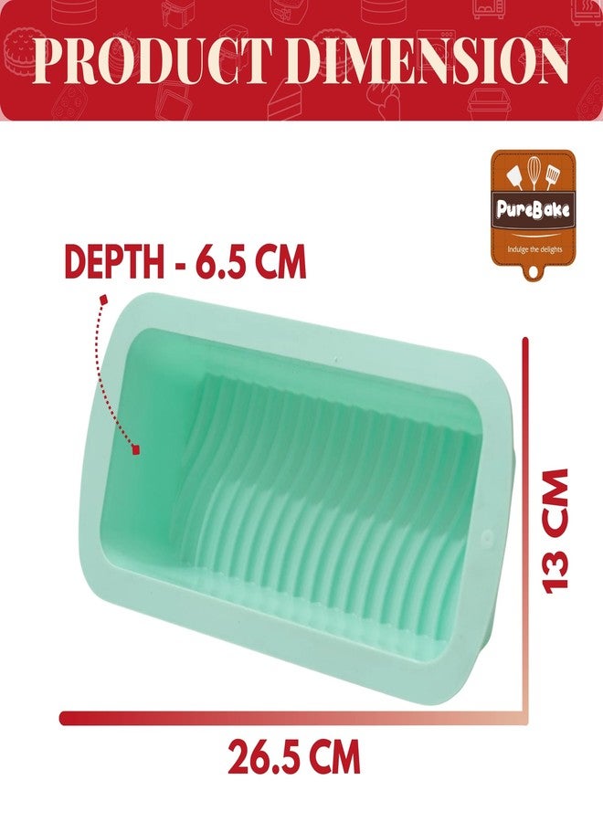 PureBake قالب خبز ورغيف سيليكون من بيور بيك، خالٍ من مادة BPA، آمن للاستخدام في الميكروويف والفرن، آمن للغسل في غسالة الصحون، آمن للخبز، لون عشوائي، مثالي للكعك الصغير والكب كيك (قطعة واحدة بلون عشوائي) - Image 5