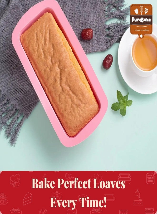 PureBake قالب خبز ورغيف سيليكون من بيور بيك، خالٍ من مادة BPA، آمن للاستخدام في الميكروويف والفرن، آمن للغسل في غسالة الصحون، آمن للخبز، لون عشوائي، مثالي للكعك الصغير والكب كيك (قطعة واحدة بلون عشوائي) - Image 3