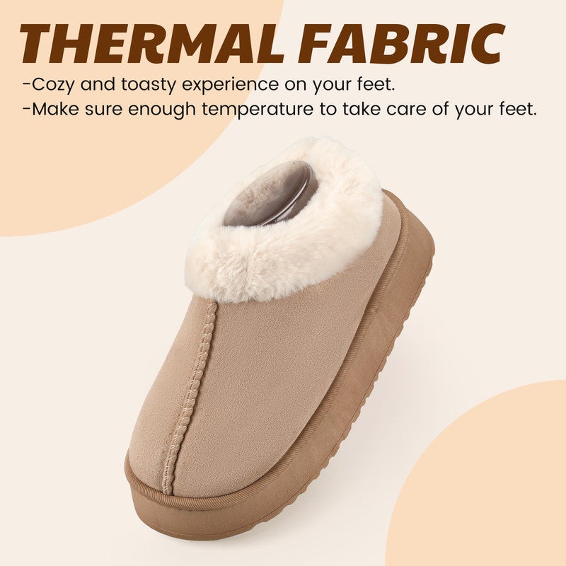 Lucky Kids Women’s Fuzzy Winter Slippers, Plush Faux Fur House Shoes with Memory Foam, Cozy Warm Indoor Slip-On Slippers with Non-Slip Sole, Cute Fluffy Home Shoes for Girls & Ladies - Image 2