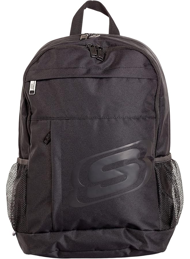 SKECHERS حقيبة ظهر مركزية، سوداء، مقاس واحد - Image 1