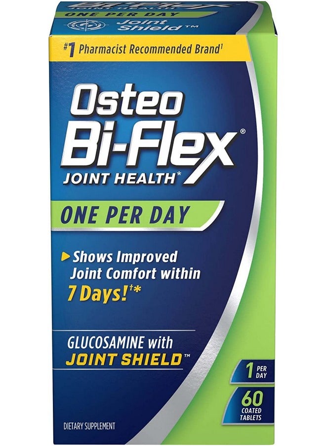 Osteo Bi-Flex Osteo Biflex One Per Day Glucosamine Joint Shield Dietary Supplement Helps Strengthen Joints 60 Count  - Image 1