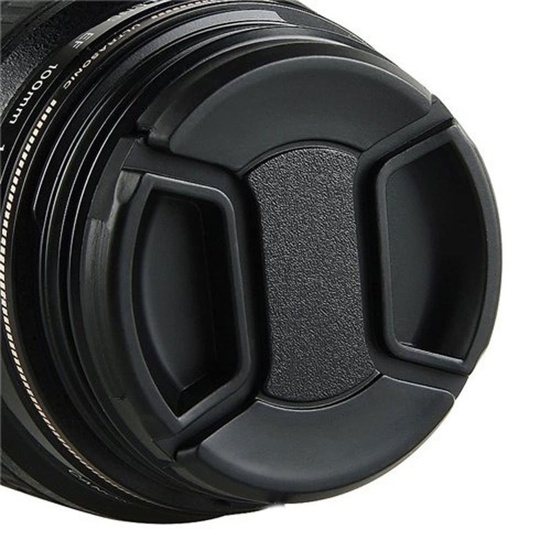 Fotasy (5 Pcs Bundle) 49MM Front Lens Filter Snap On Pinch Cap, 49mm Lens Cap, 49 mm Protector Cover for DSLR SLR Camera Lense - Image 3