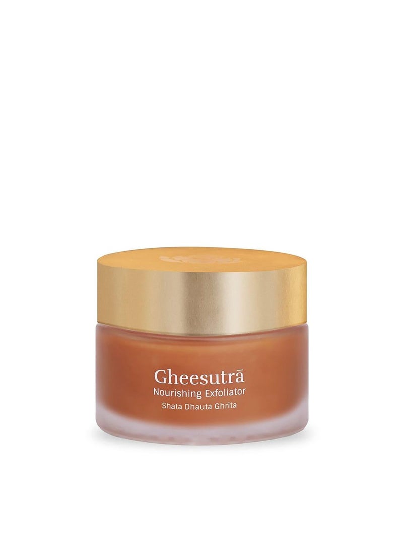 Shankara Gheesutrā Nourishing Exfoliator 50ml | Clarifying Face Scrub with Pure Ghee & Natural Herbs - Image 1