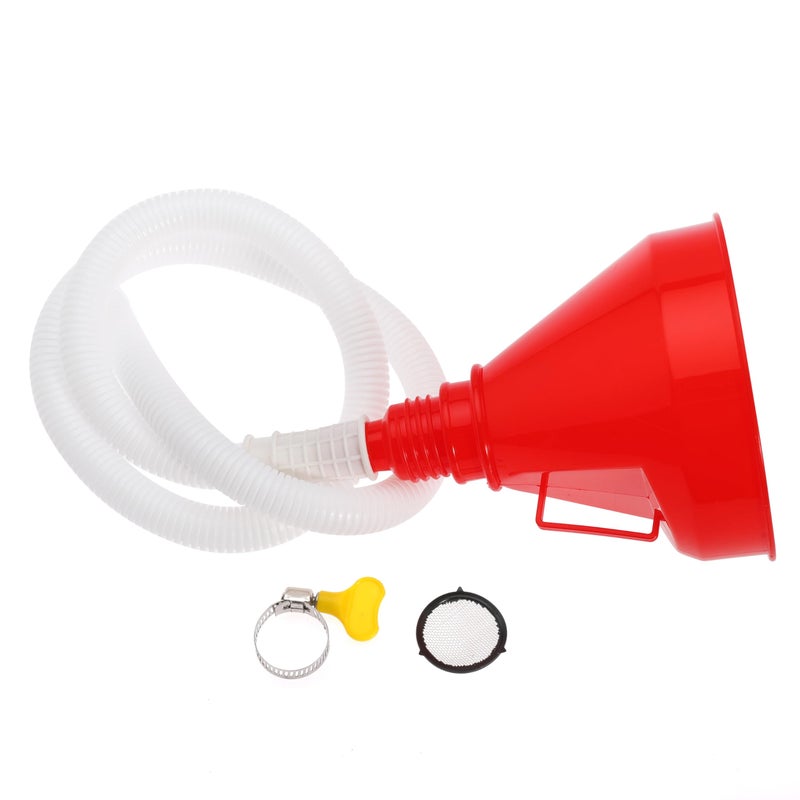 Ciweisah Wide Mouth Oil Funnel Flexible Fuel Funnel with Long Hose Funnels for Automotive Use Car Funnel for Engine Gas Gasoline Diesel Fluid Liquid 1 - Image 3