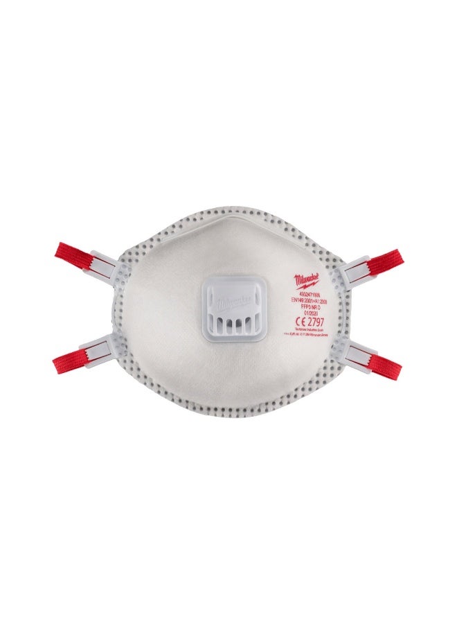 Milwaukee FFP3 Respirator with Valve - 10pc - Image 2