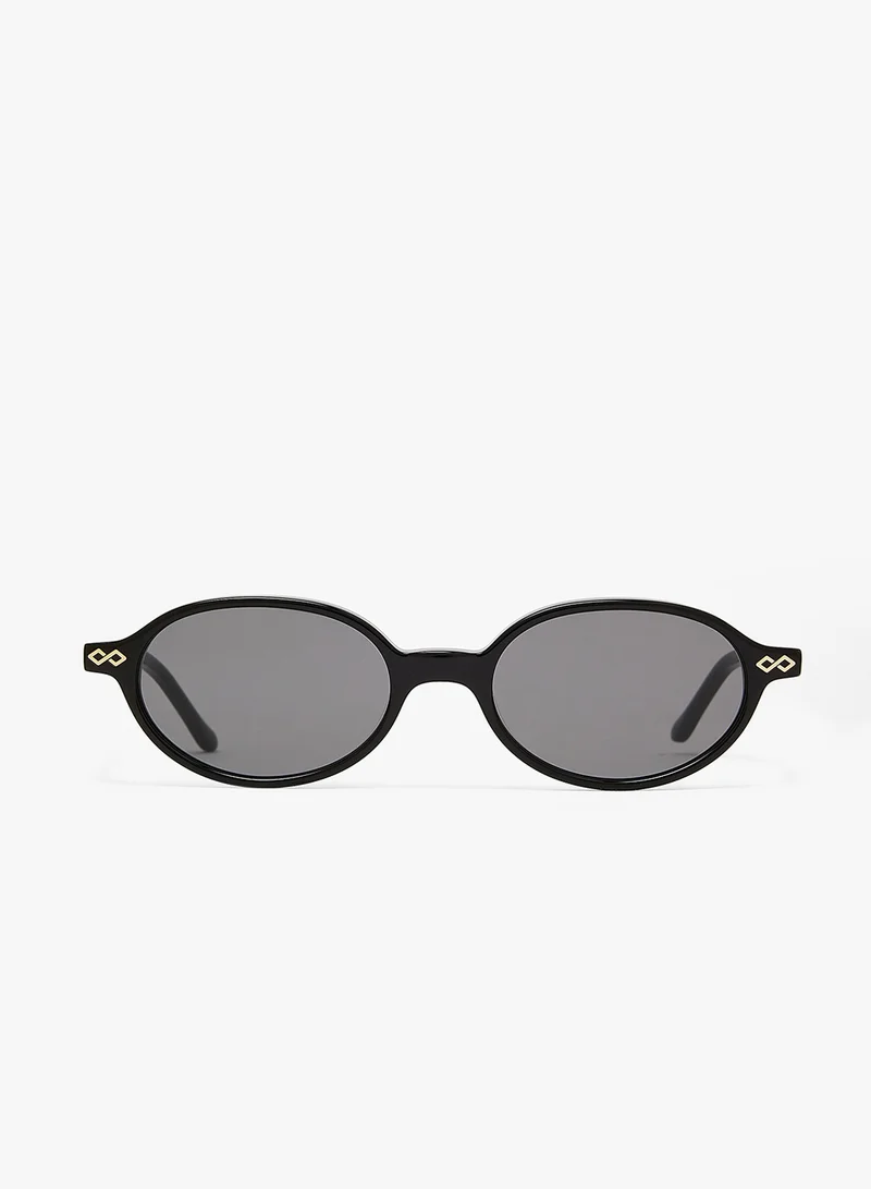 KAREN WAZEN Noor Oval Sunglasses