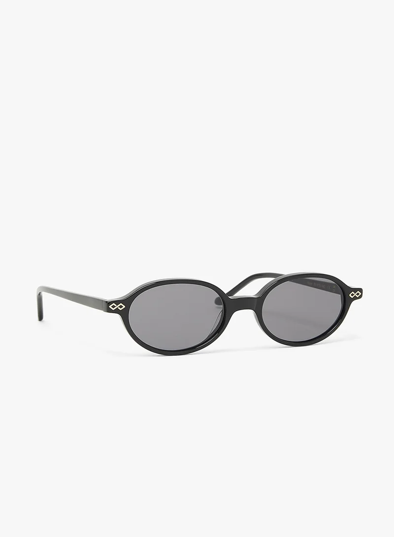 KAREN WAZEN Noor Oval Sunglasses