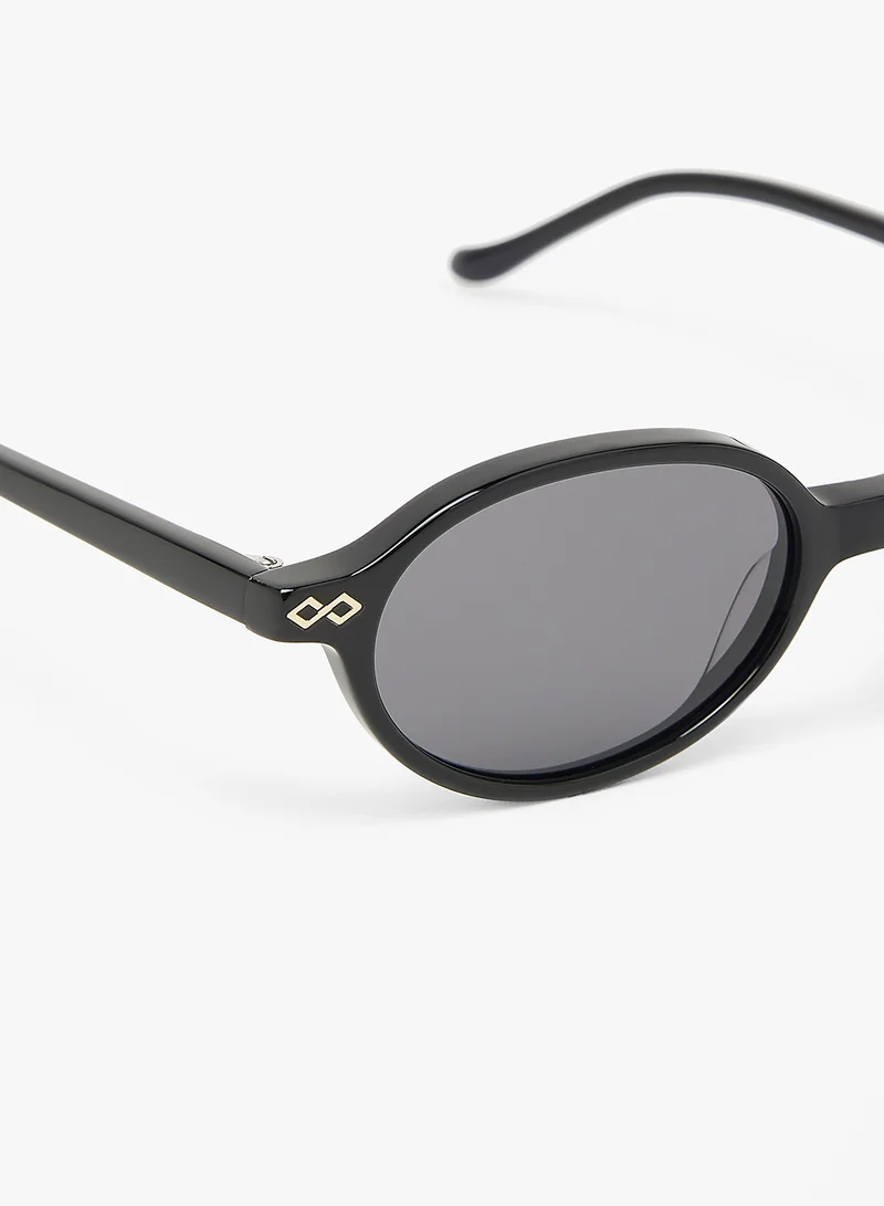 KAREN WAZEN Noor Oval Sunglasses