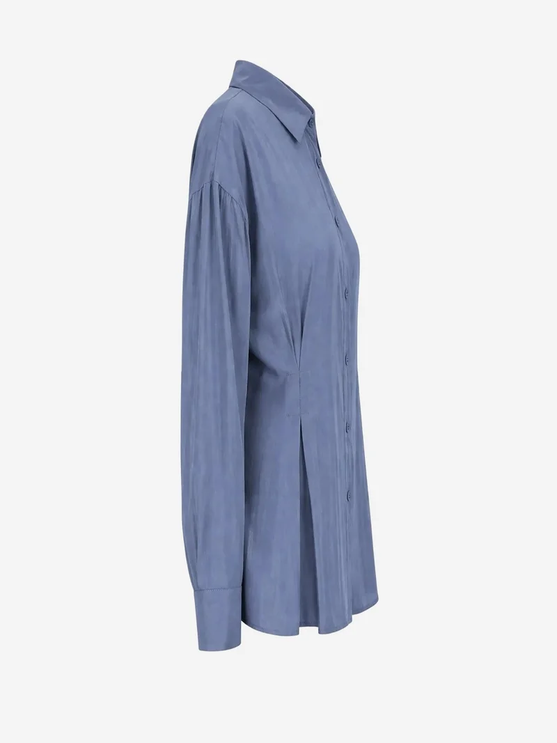 ميكسراي MIXRAY Fitted Textured Button-Up Shirt