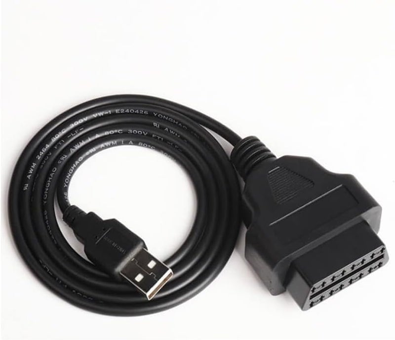 keisnoaja كابل keisnoaja OBD2 أنثوي إلى USB2.0 ذكري - Image 1