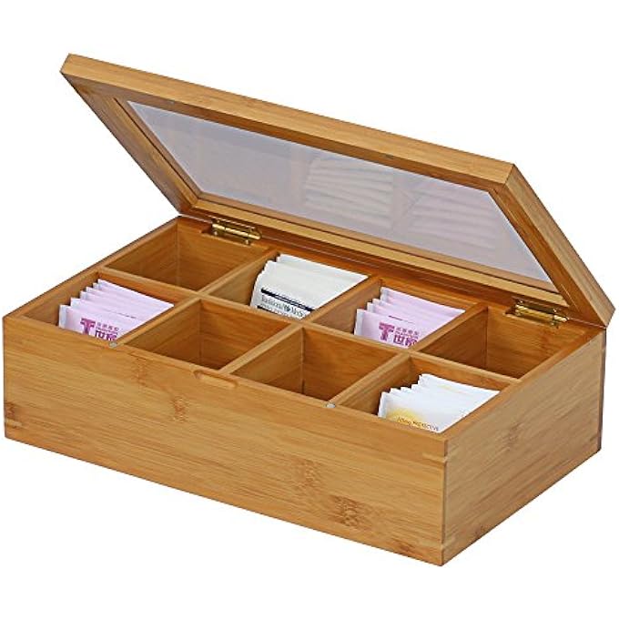 Oceanstar Tb1323 Bamboo Tea Box Natural - Image 2