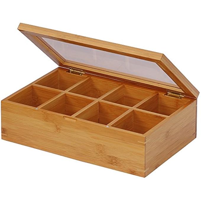 Oceanstar Tb1323 Bamboo Tea Box Natural - Image 1