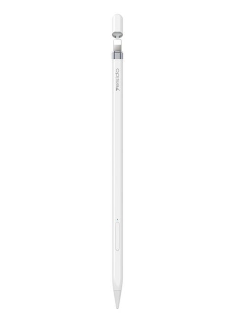 Yesido ST13 8 Pin Interface Multi-function Bluetooth Wireless Stylus Pen Capacitive Pencil for iPad (White)