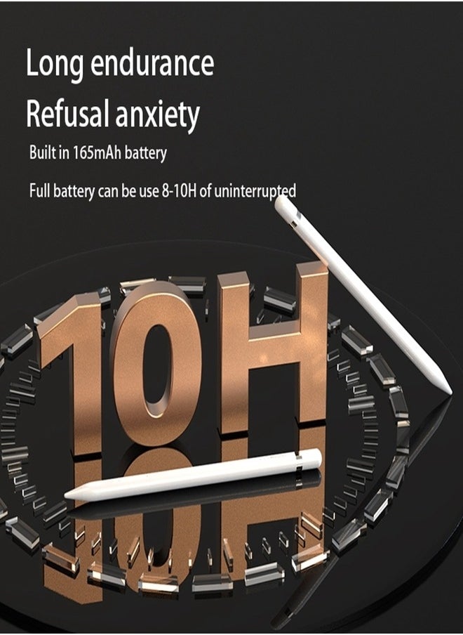 يسيدو - قلم ستايلس لاسلكي متعدد الوظائف مزود بـ 8 دبابيس من Yesido ST13 لجهاز iPad (أبيض) - Image 1